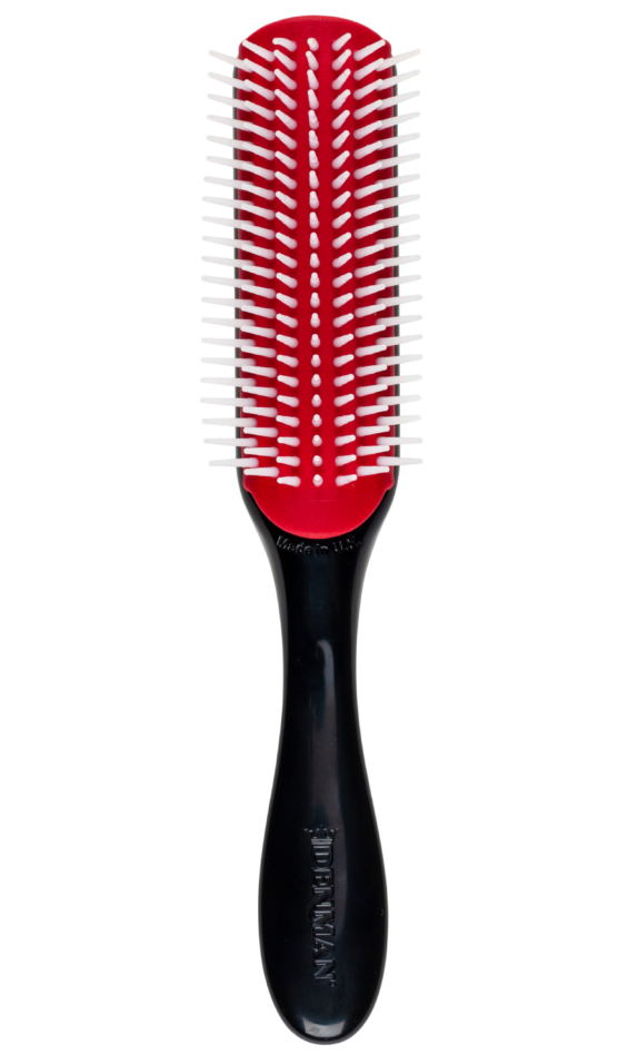 Denman D3 Original Curl Definer and Styler in Black and Red