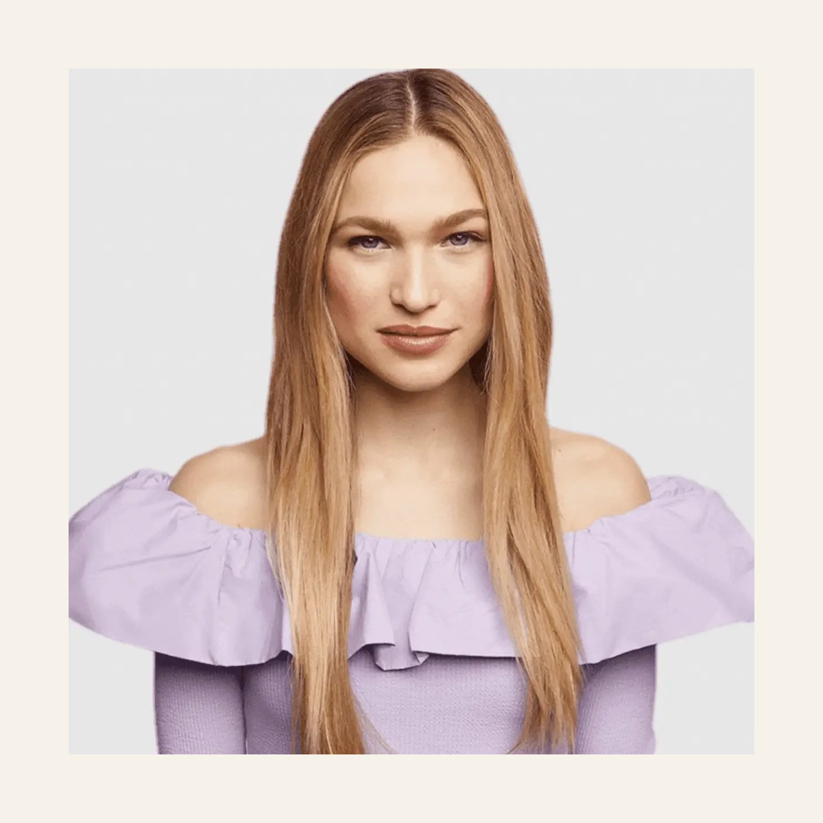 Model portrait from Kitsch’s Chocolate XL product gallery