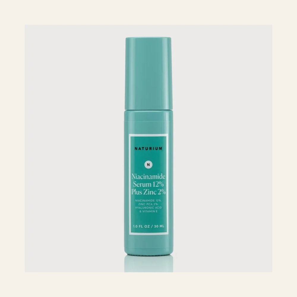 Naturium Niacinamide Serum 12% Plus Zinc 2% standard 30 ml turquoise bottle with cap